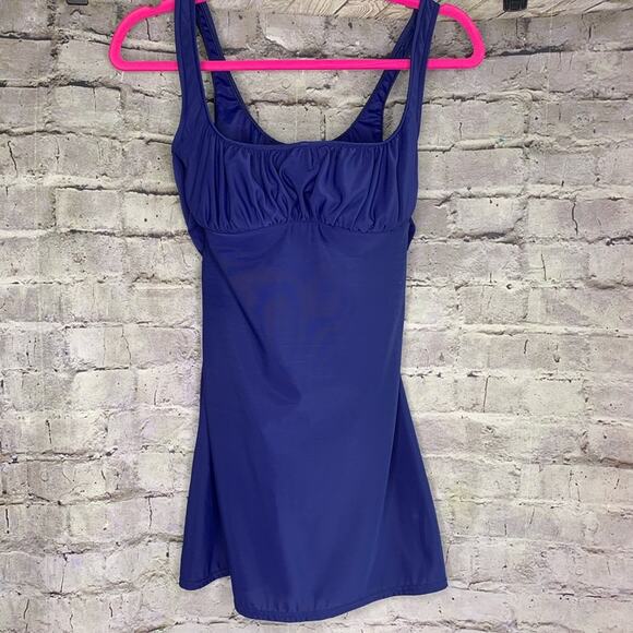 Lands End Slender Tummy Control Swimsuit - Picture 1 of 8